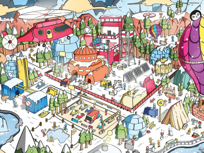 Lucky Puzzles | 500 Piece Jigsaw Puzzles for Adults | Arctic Antics