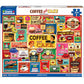 White Mountain 500 Piece Jigsaw Puzzle Funny Collage Food, Coffee & Cake