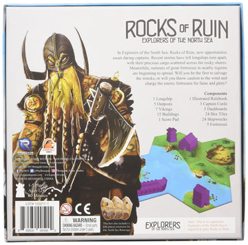 Renegade Game Studios Explorers of The North Sea: Rocks of Ruin Board Game Expansion, 5th Player