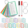 INKNOTE 1 Set of 13 Multipication Flashcard Math Game Times Flash Cardstock