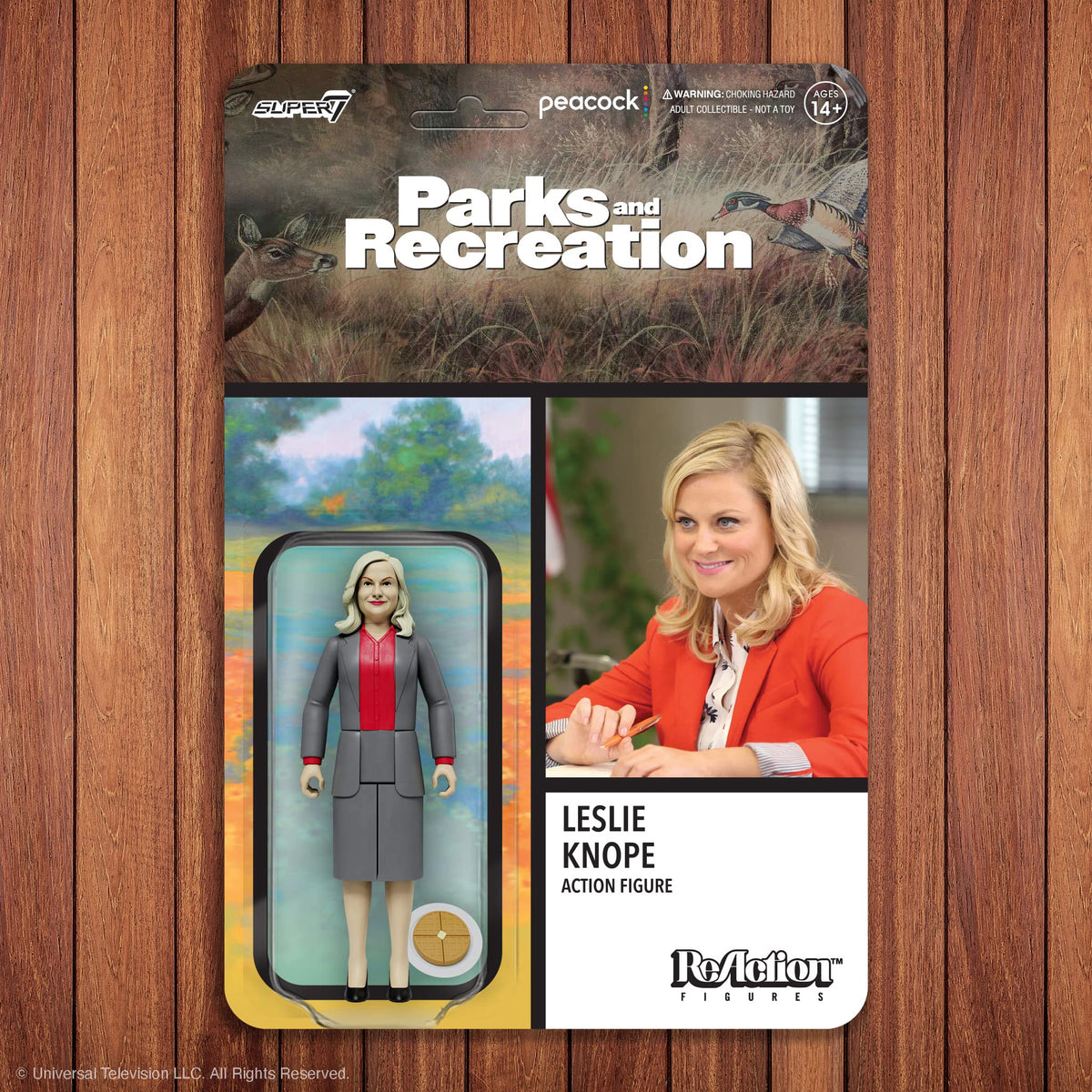Super7 Parks and Recreation Leslie Knope - 3.75" Parks and Rec Action Figure with Accessory Classic TV Show Collectibles and Pop Culture Toys