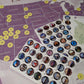 Collection 63 Stickers Set All US National Parks and Large Size Map of U.S. National Parks.17 x 27 inch with Tube Box.
