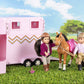 Lori - Hoofing It - Horse Trailer - Play Set for 6-Inch Horses & Mini Dolls - Horse Accessories - Saddle, Bridle, Brush & More - 3+ Years