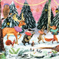 Ceaco - Holiday Woodland Parade Glitter - 100 Piece Jigsaw Puzzle Ages 6+