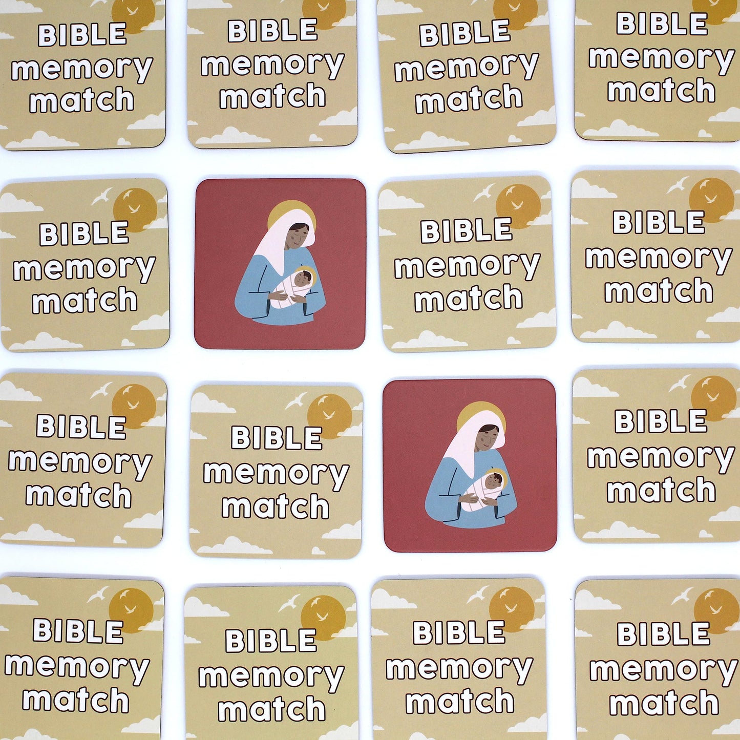 Good Ground Toddler Matching Memory Match Game | Fun & Fast Gifts for Boys & Girls Ages 3 to 7 - Christain Preschool Homeschool Biblical Bible Themed