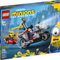 LEGO Minions Unstoppable Bike Chase (75549) Minions Toy Building Kit, with Bob, Stuart and Gru Minion Figures, Makes a Great Birthday Present