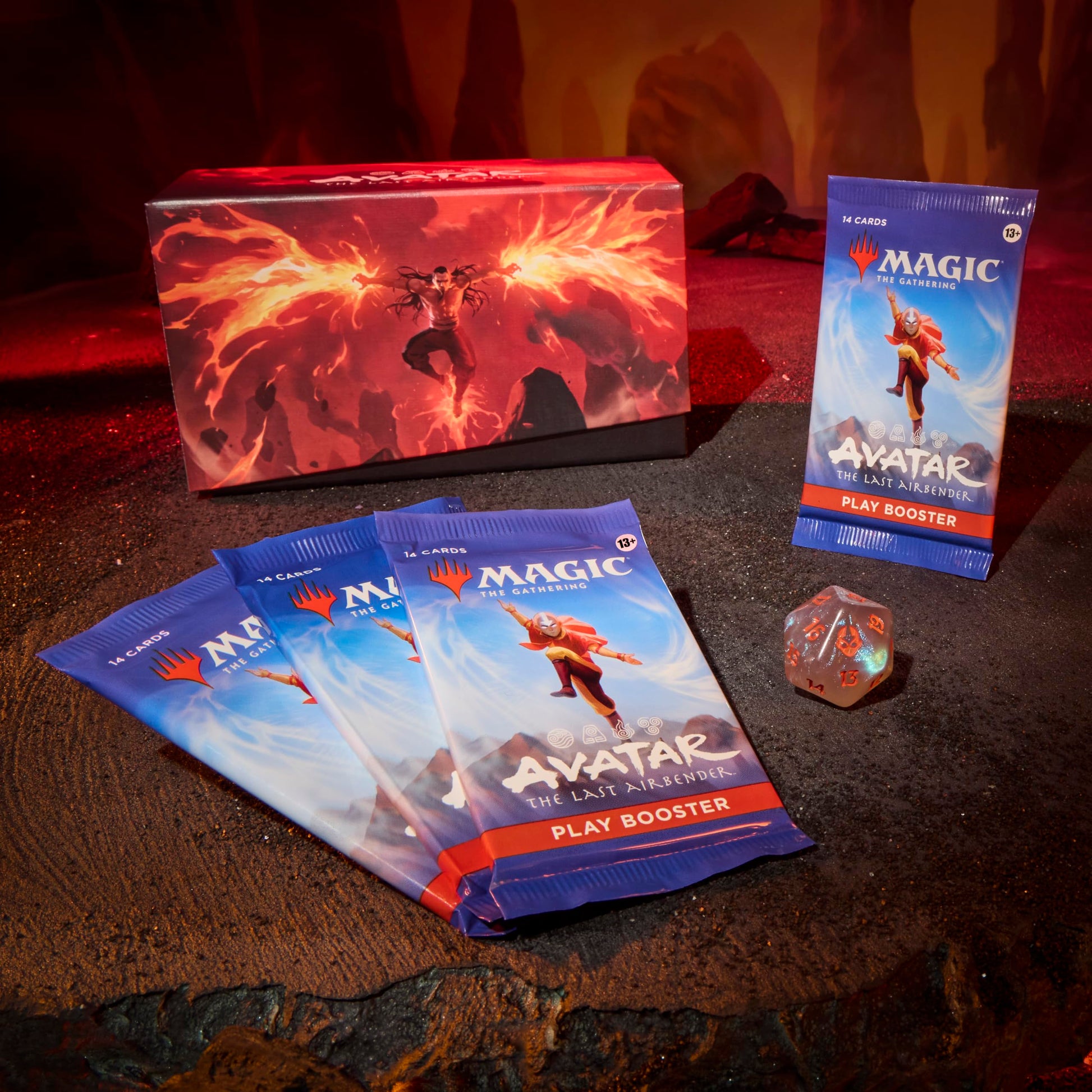 Magic: The Gathering | Avatar: The Last Airbender Bundle | Includes 9 Play Boosters, 30 Lands, 1 Foil Alt-Art Promo Card + Exclusive Accessories |