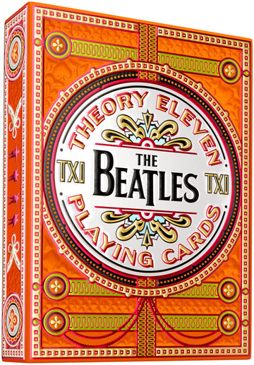 theory11 The Beatles Premium Playing Cards - Orange Deck Officially Licensed Collector's Cards