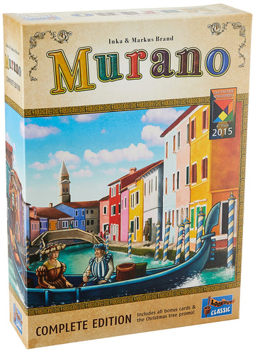 Murano Board Game | Classic European Style Board Game | Strategy Game | Family Board Game for Adults and Kids | Ages 10 and up | 2-4 Players | Average