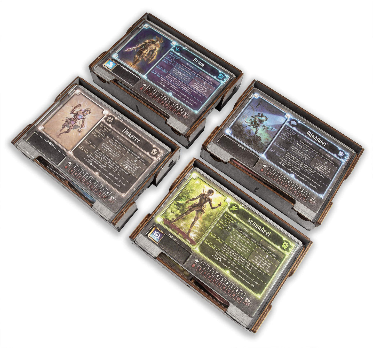 SMONEX Wooden Organizer Compatible with Gloomhaven Board Game - Box Suitable for Storage All Gloomhaven Expansions - Insert and Storage Suitable