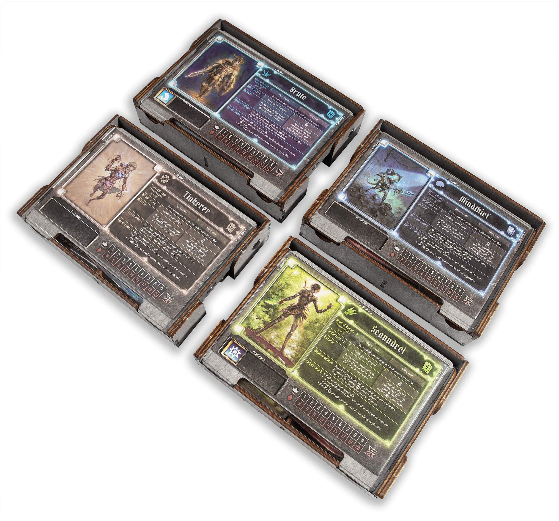 SMONEX Wooden Organizer Compatible with Gloomhaven Board Game - Box Suitable for Storage All Gloomhaven Expansions - Insert and Storage Suitable