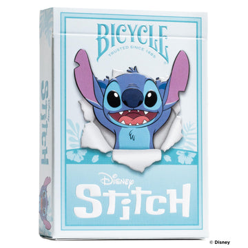 Bicycle Disney Stitch Playing Cards Blue Edition Collectible Deck