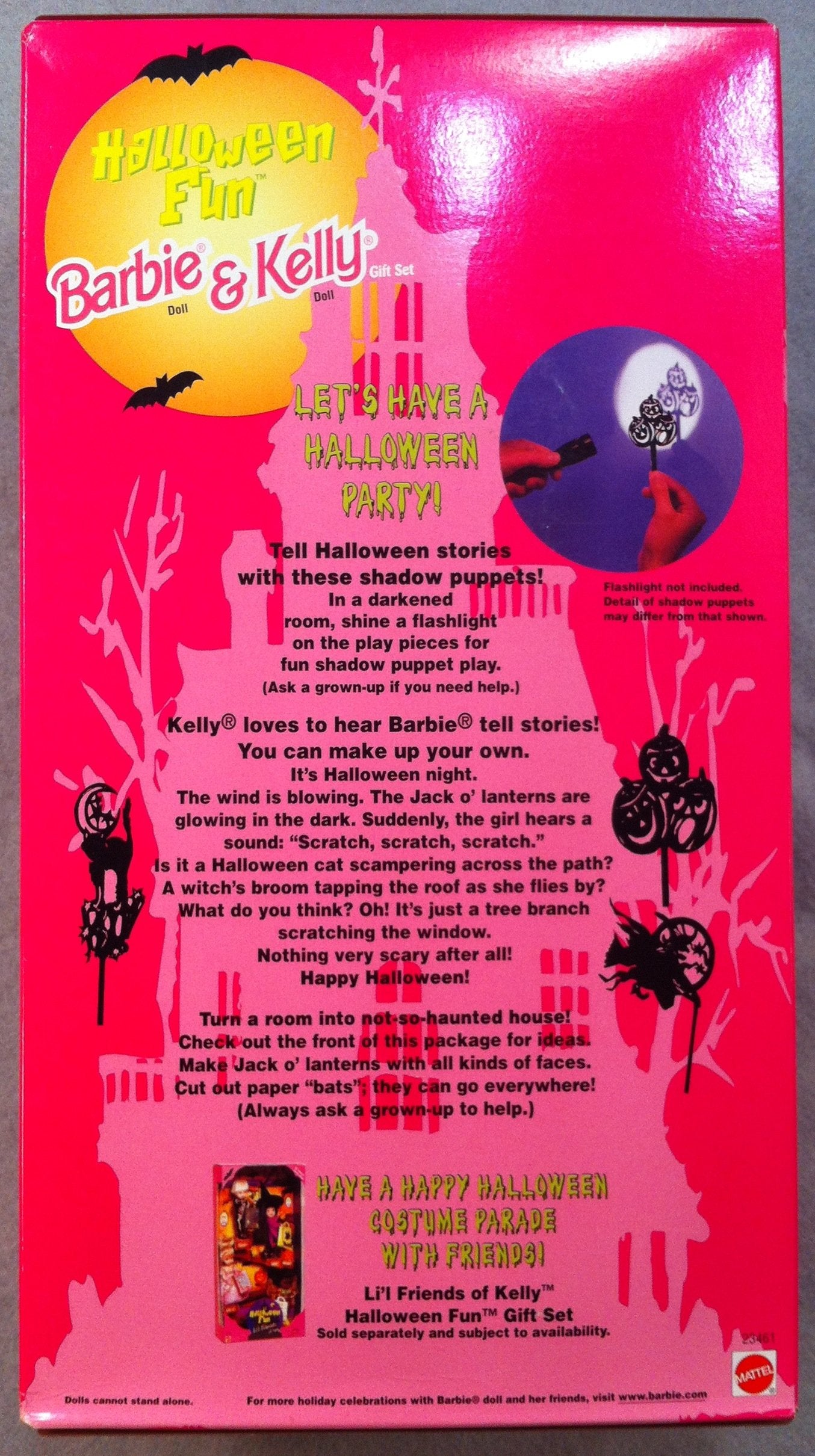 Barbie and Kelly dolls Halloween Fun giftset