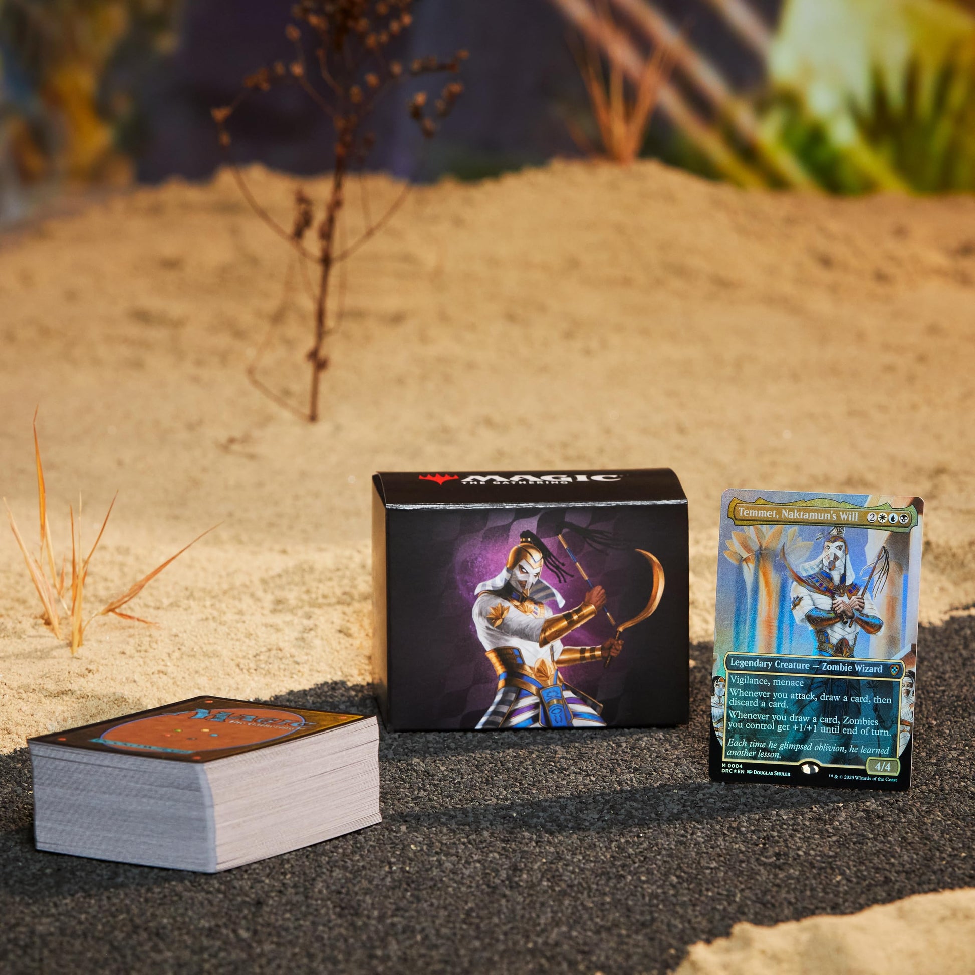 Magic: The Gathering Aetherdrift Commander Deck - Eternal Might (100-Card Deck, 2-Card Collector Booster Sample Pack + Accessories)