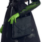 Mattel Universal Wicked Elphaba Fashion Doll & Accessories with Green Skin, Braided Black Hair, Posability & Removable Ballroom Look