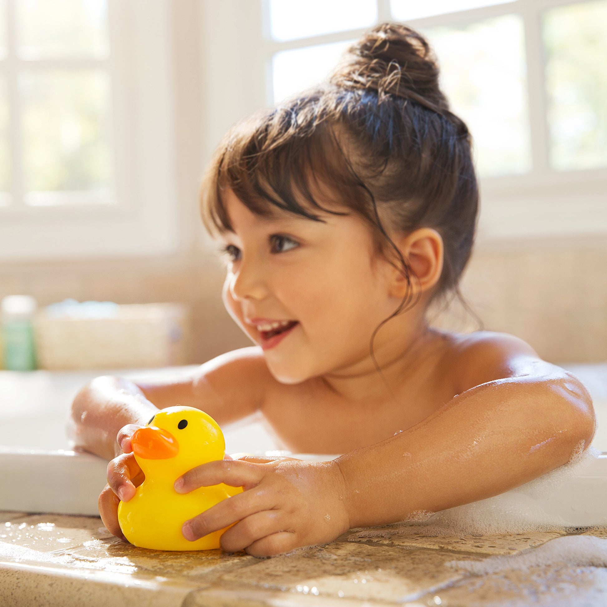 Munchkin® White Hot® Safety Bath Ducky Toy, Yellow