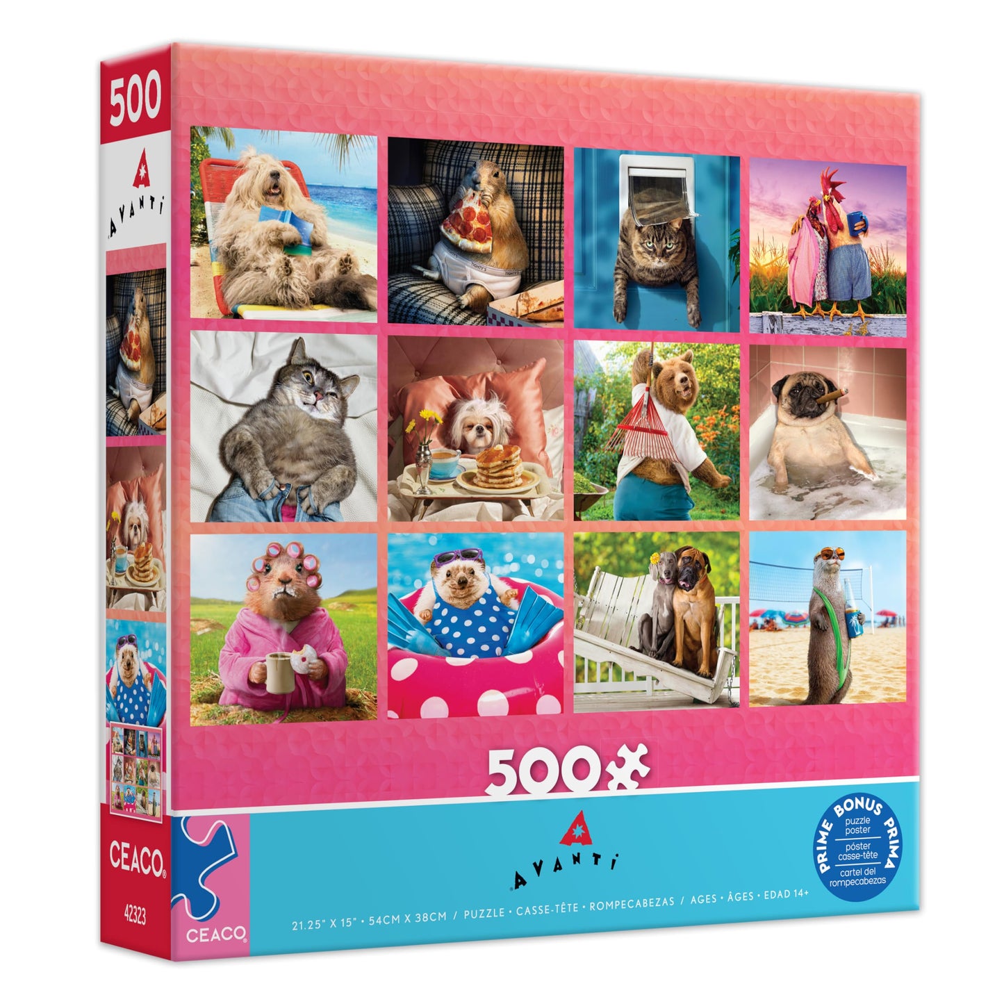 Ceaco - Hilarious Animals - 500 Piece Jigsaw Puzzle for Adults
