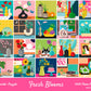 Re-marks Fresh Blooms Collage Puzzle, 1000-Piece Jigsaw Puzzle for All Ages