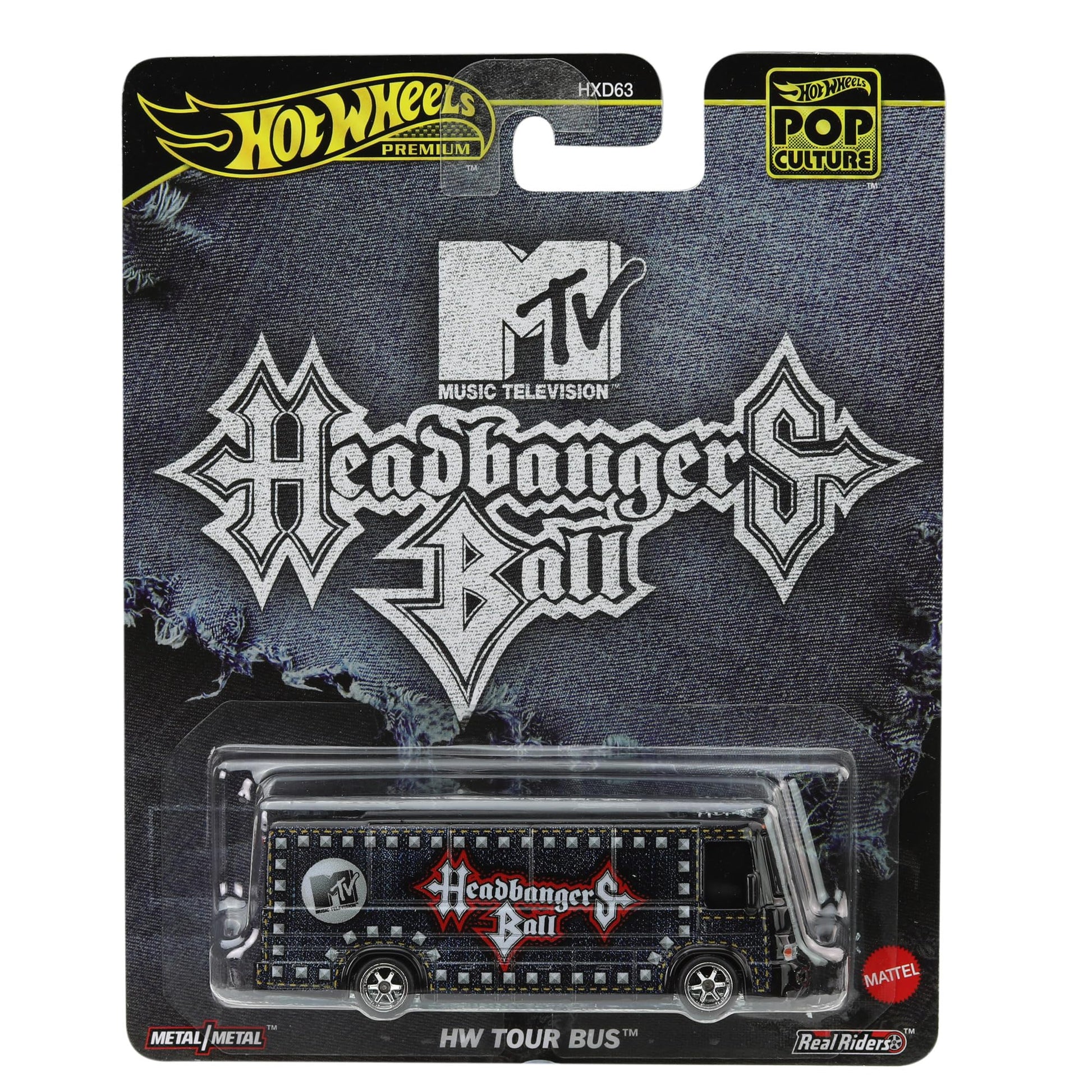 Hot Wheels Tour Bus, 1:64 Scale Die-Cast Replica from Popular Movie, TV Show or Video Game (Styles May Vary)