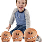 Mattel Star Wars Cuutopia Plush Figure, 10-inch Chewbacca Soft Rounded Pillow Doll, Collectible Toy Inspired by the Wookiee Character