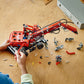 LEGO Technic Material Handler 42144, Mechanical Model Crane Toy, with Manual and Pneumatic Functions, Construction Truck Building Set, Educational