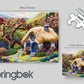 Springbok Enchanted Cottage Garden 1000 Piece Jigsaw Puzzle for Adults & Family - Poster Now Included - Floral Garden Art, Cozy Cottage Scene - Unique