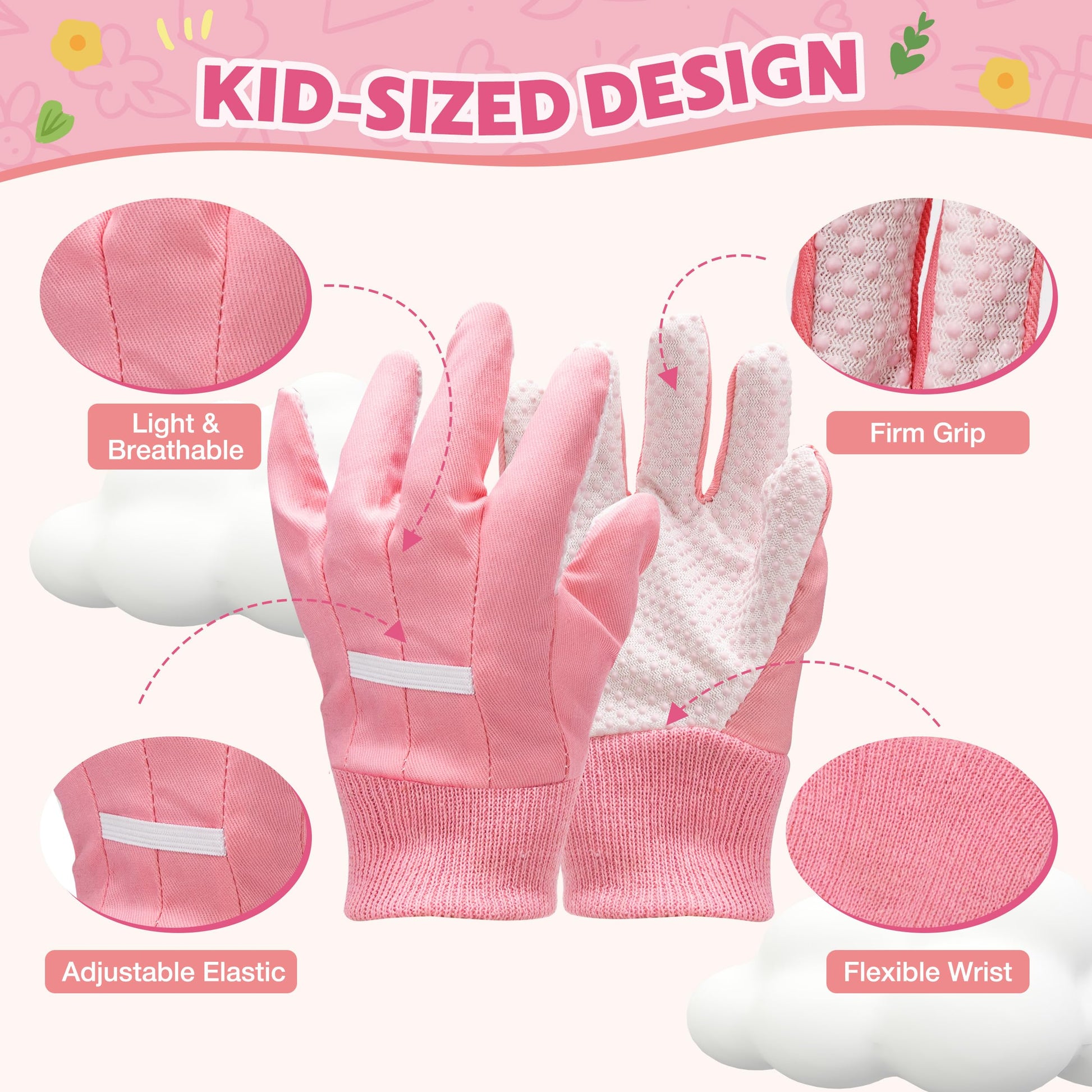 SHALL Kids Gardening Set, New Garden Tools Kit for Kids Toddler Boys Girls