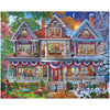White Mountain 1000 Piece Jigsaw Puzzle, Four Season House