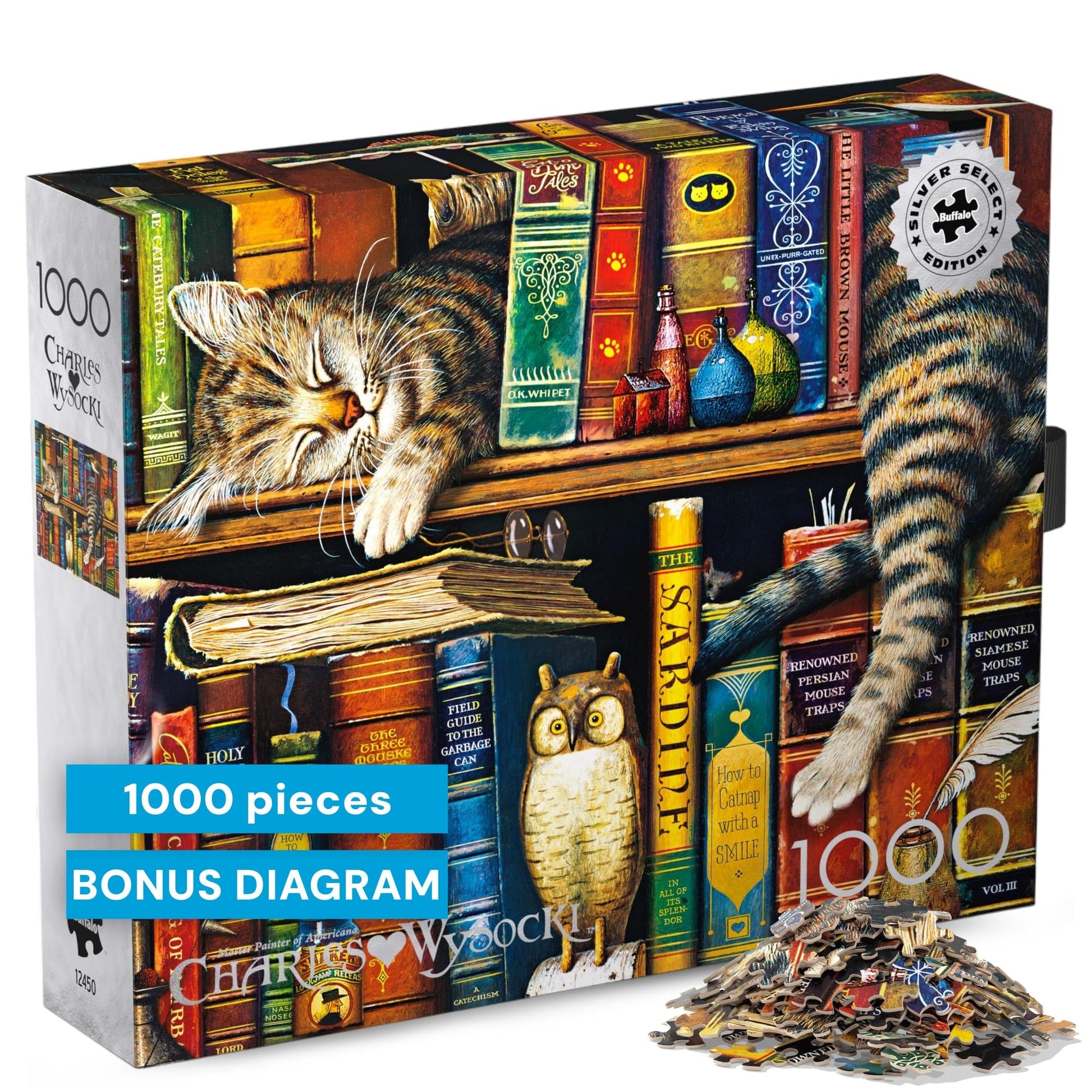 Buffalo Games - Charles Wysocki Frederick the Literate - 1000 Piece Puzzle
