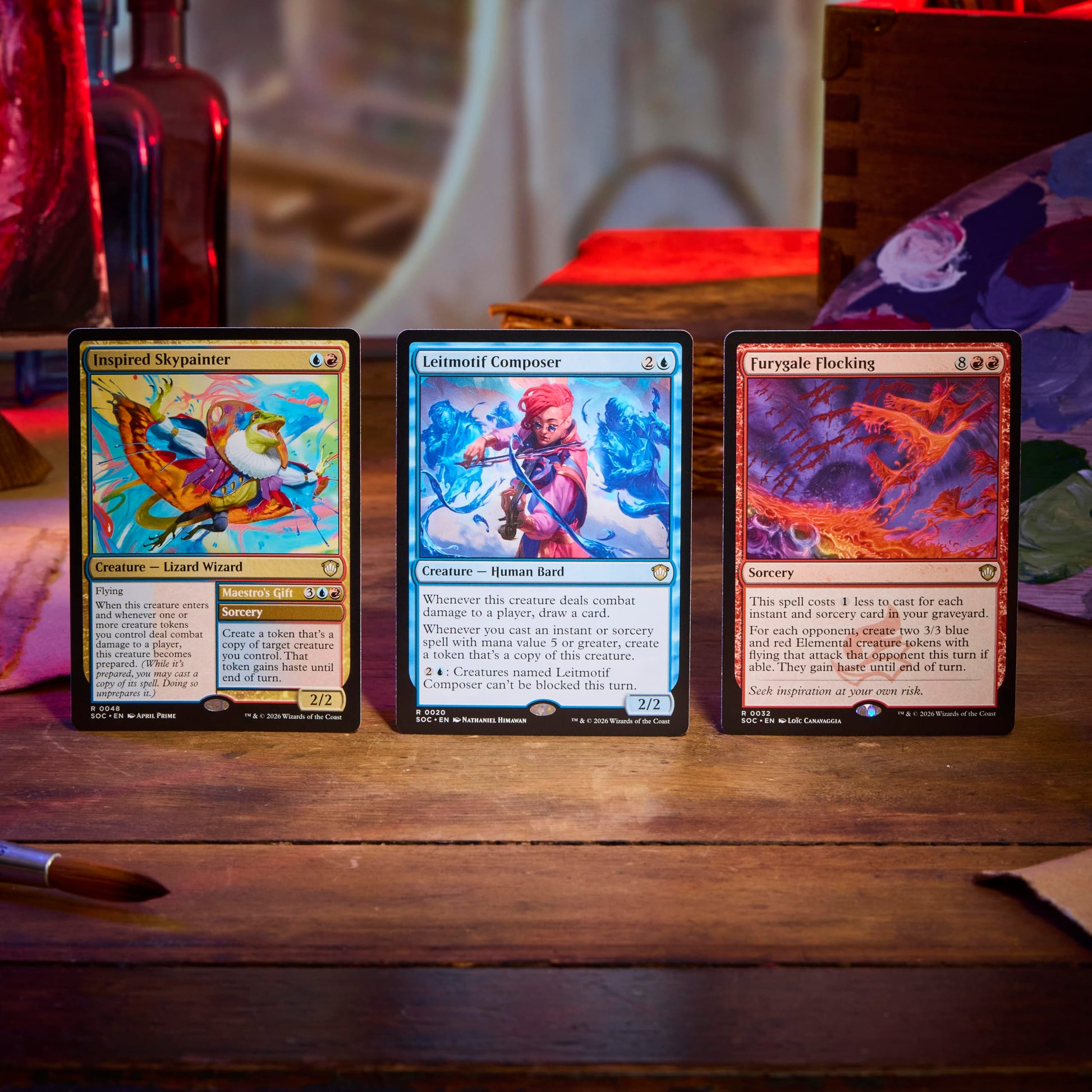 Magic: The Gathering Secrets of Strixhaven Commander Deck - Prismari Artistry (100-Card Deck, Deck Box + Accessories)