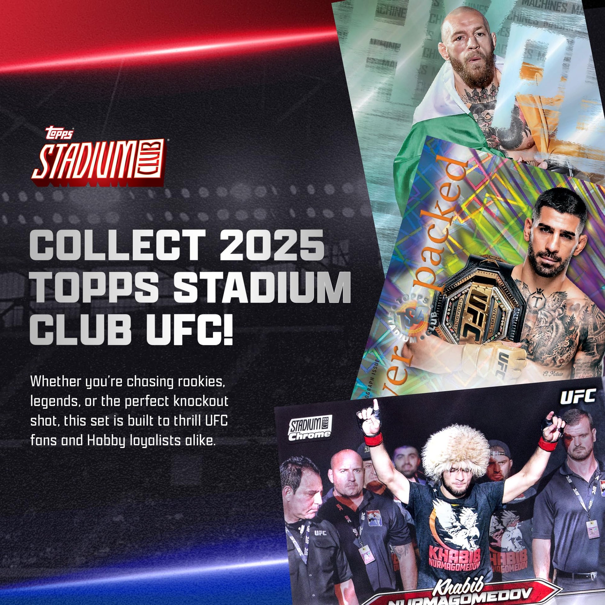 2025 Topps Stadium Club UFC - Factory Sealed - Value Box