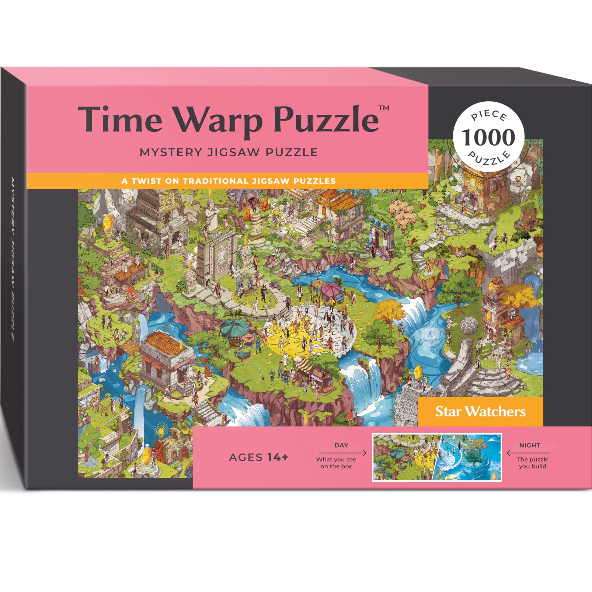 Time Warp Puzzle - Star Watchers - 1000 Piece Jigsaw Puzzle for Adults