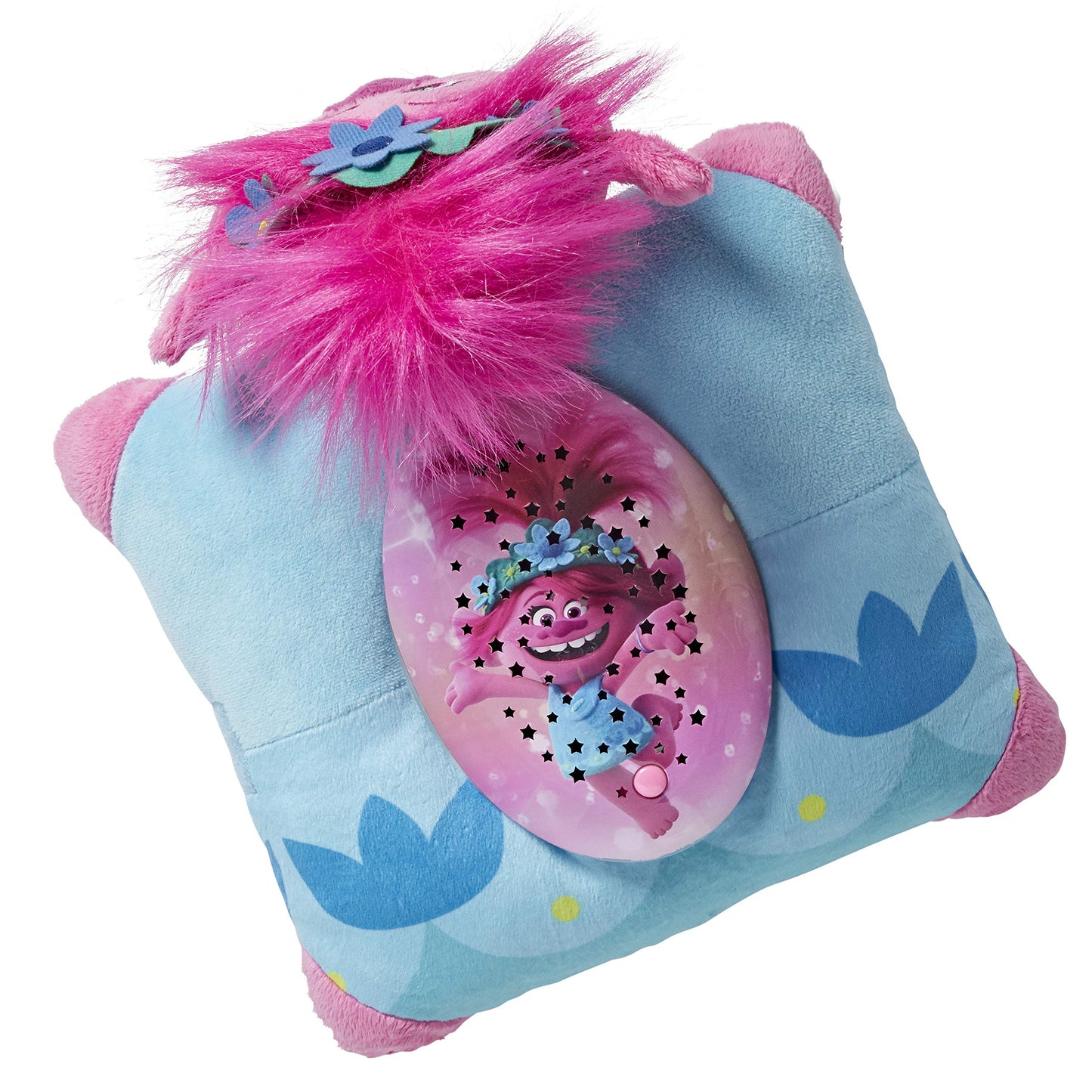Pillow Pets DreamWorks Poppy Sleeptime Lite 11" - Trolls World Tour Stuffed Animal Plush Nightlight