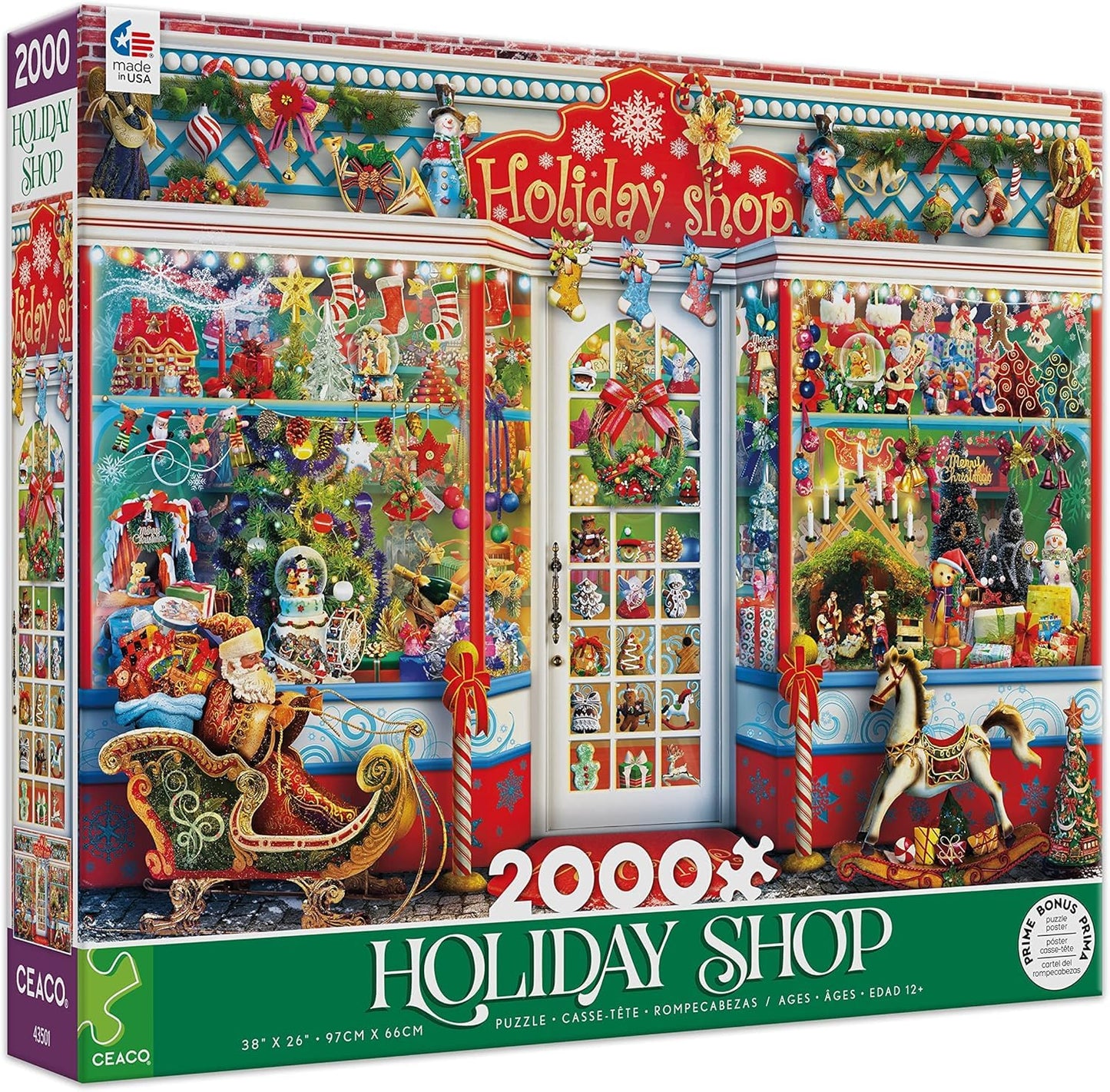 Ceaco - Holiday - Holiday Shop - 2000 Piece Jigsaw Puzzle