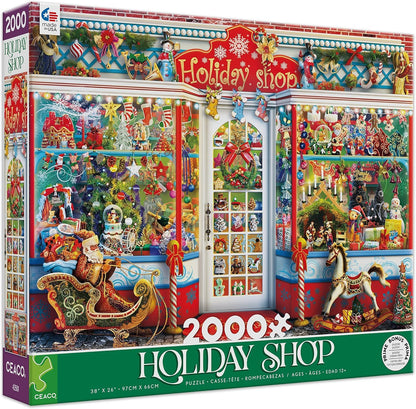 Ceaco - Holiday - Holiday Shop - 2000 Piece Jigsaw Puzzle
