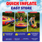 Playland 7.5 FT Inflatable Balance Platform for Kids - Bullseye Wobble Bounce Pad, Outdoor Play Toy for Backyard, Supports 300 lbs, Up to 3 Kids