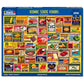 White Mountain 1000 Piece Jigsaw Puzzle, Iconic State Foods