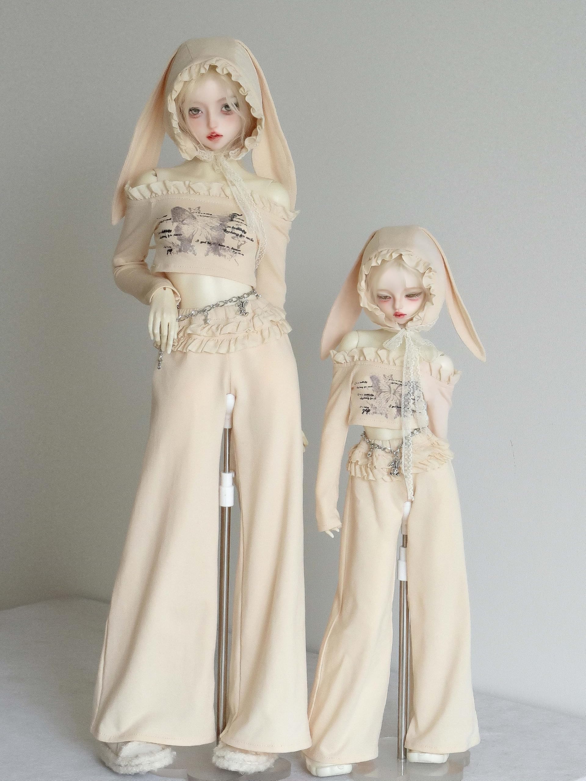 YHYQiFei Bjd Doll Clothes,Ball Jointed Doll Clothes,Handmade,Many Fashion Styles Set,Suitable for 1/3 1/4 bjd Doll (D, 1/3)