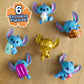 Disney Stitch Feed Me 6-piece Collectible Figure Set, Premium Collector Package, Kids Toys for Ages 3 Up, Amazon Exclusive by Just Play