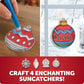 Blue Marble Santa's Christmas Craft Kit for Kids - 15 Magical Christmas Crafts for Kids, Make Suncatchers, Paint Holiday Rocks, Make Magnetic Tile Art