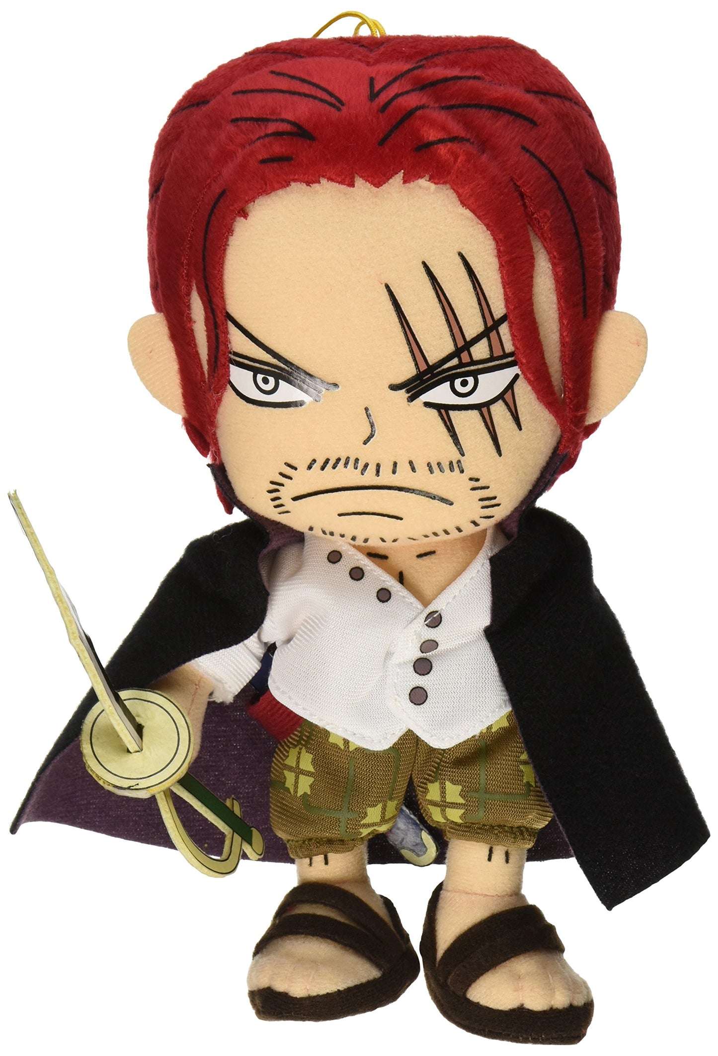 Great Eastern GE-52723 One Piece Anime 8" Shanks Stuffed Plush