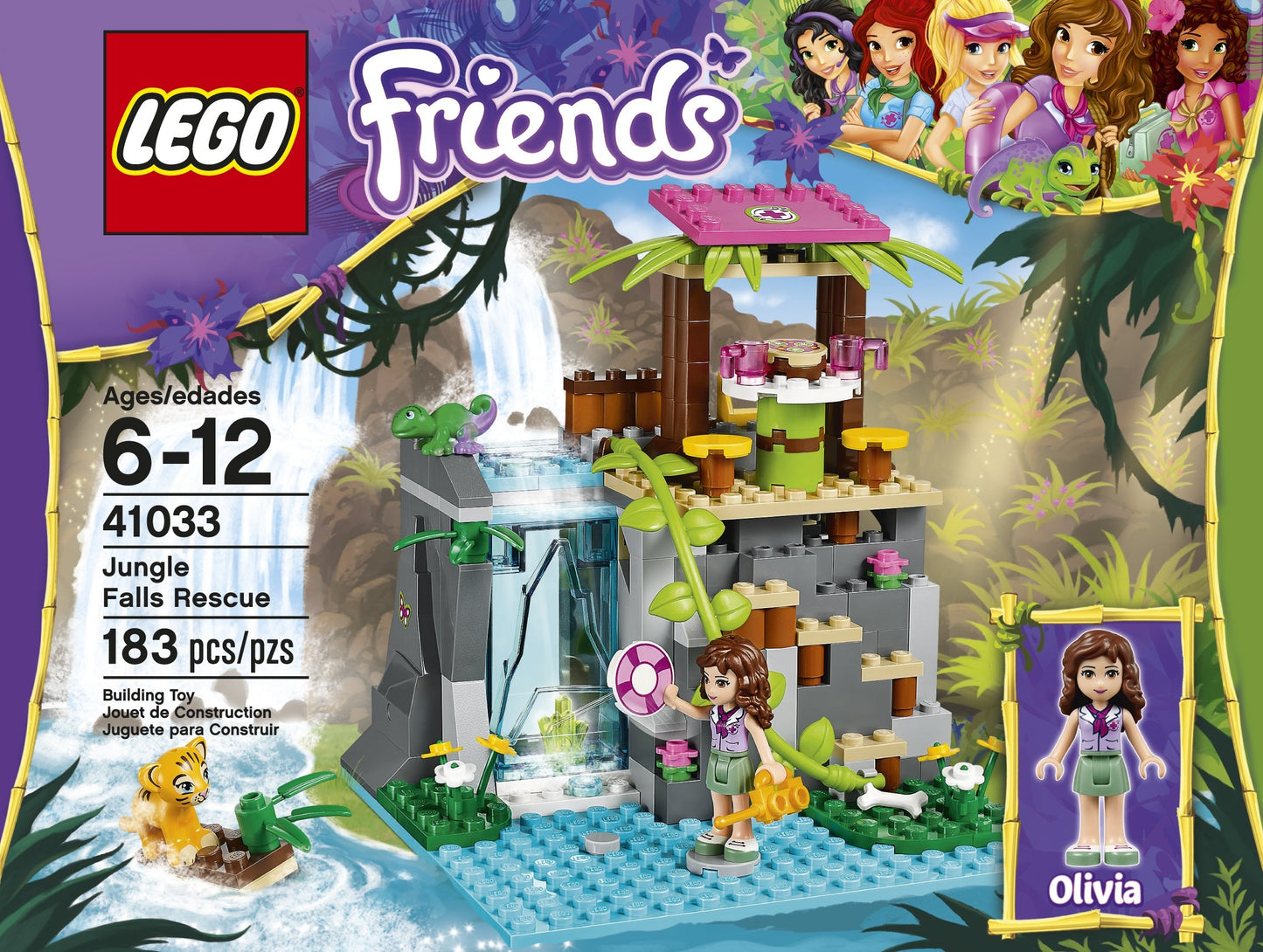 LEGO Friends Jungle Falls Rescue 41033 Building Set