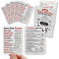 POKER WRANGLER Illustrated Poker Cheat Sheets. Set of 5 Poker Hand Ranking Cards and Texas Hold'em Cheat Sheet and Pocket Guide