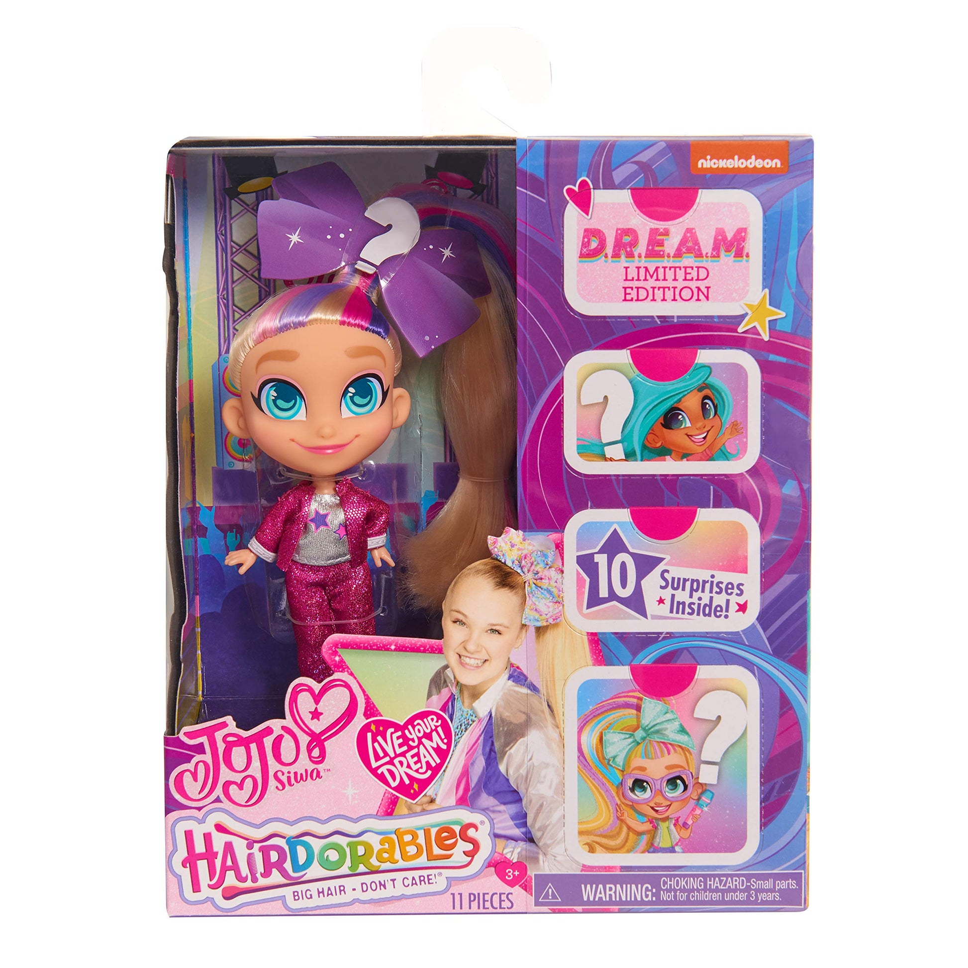 Jojo Loves Hairdorables - D.R.E.A.M. Limited Edition Doll, Hairdorables JoJo Doll Style B