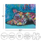 AQUARIUS Dean Russo Cat Puzzle (500 Piece Jigsaw Puzzle) - Glare Free - Precision Fit - Officially Licensed Dean Russo Merchandise & Collectibles - 16
