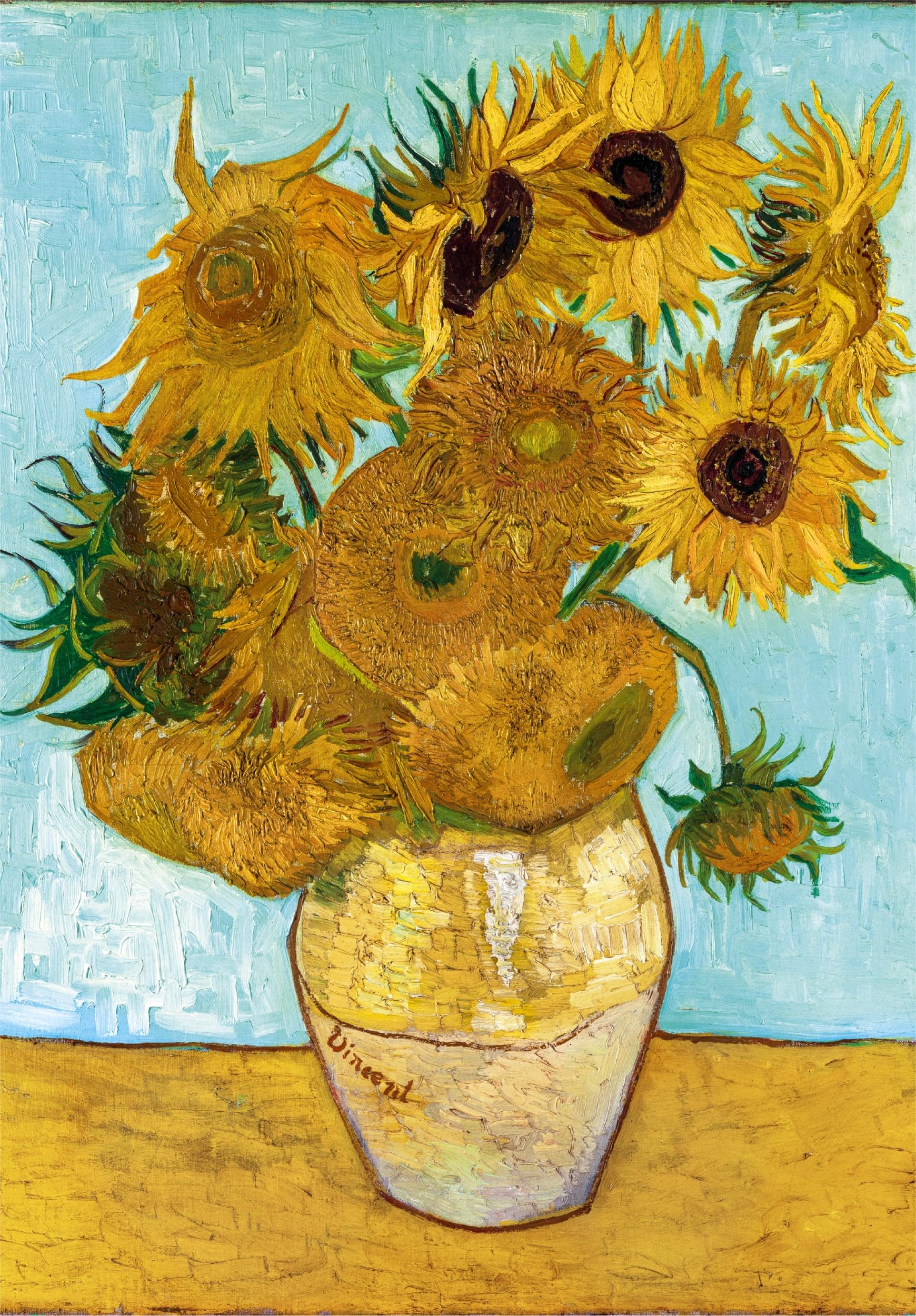 Clementoni Museum 1000 Piece Jigsaw Puzzle for Adults, Van Gogh, Girasoli Sun Flowers
