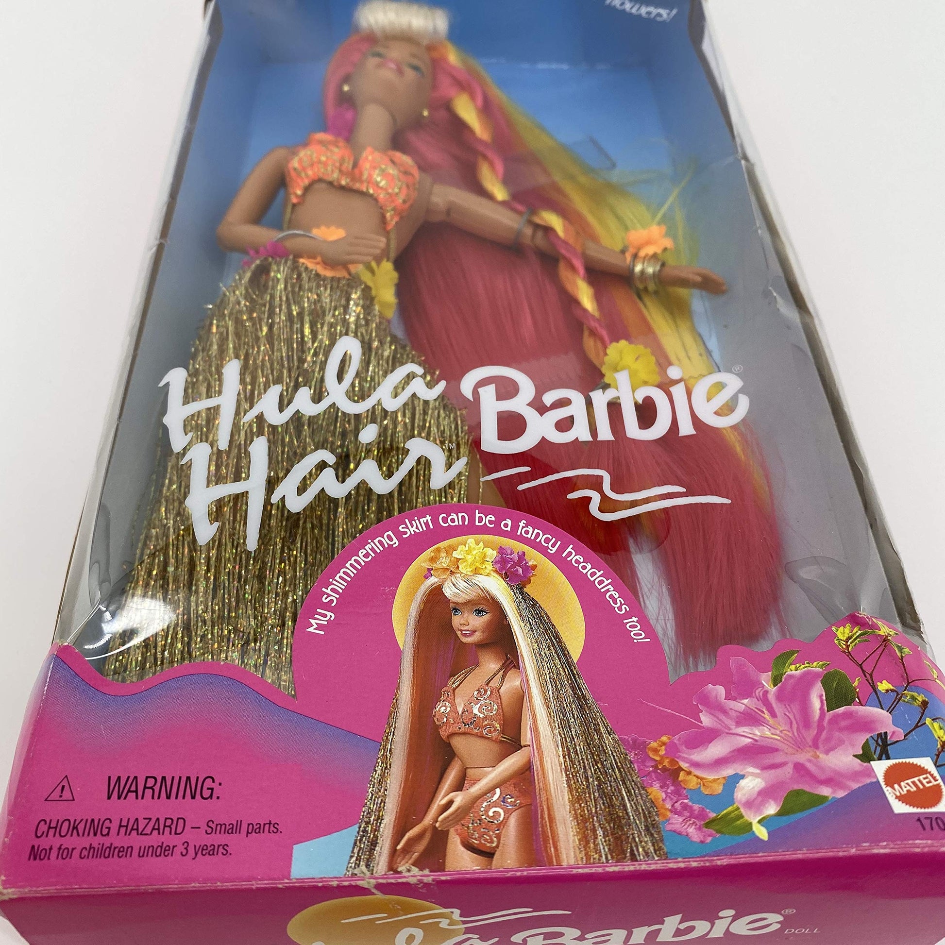 Barbie Pink & Gold Hula Hair