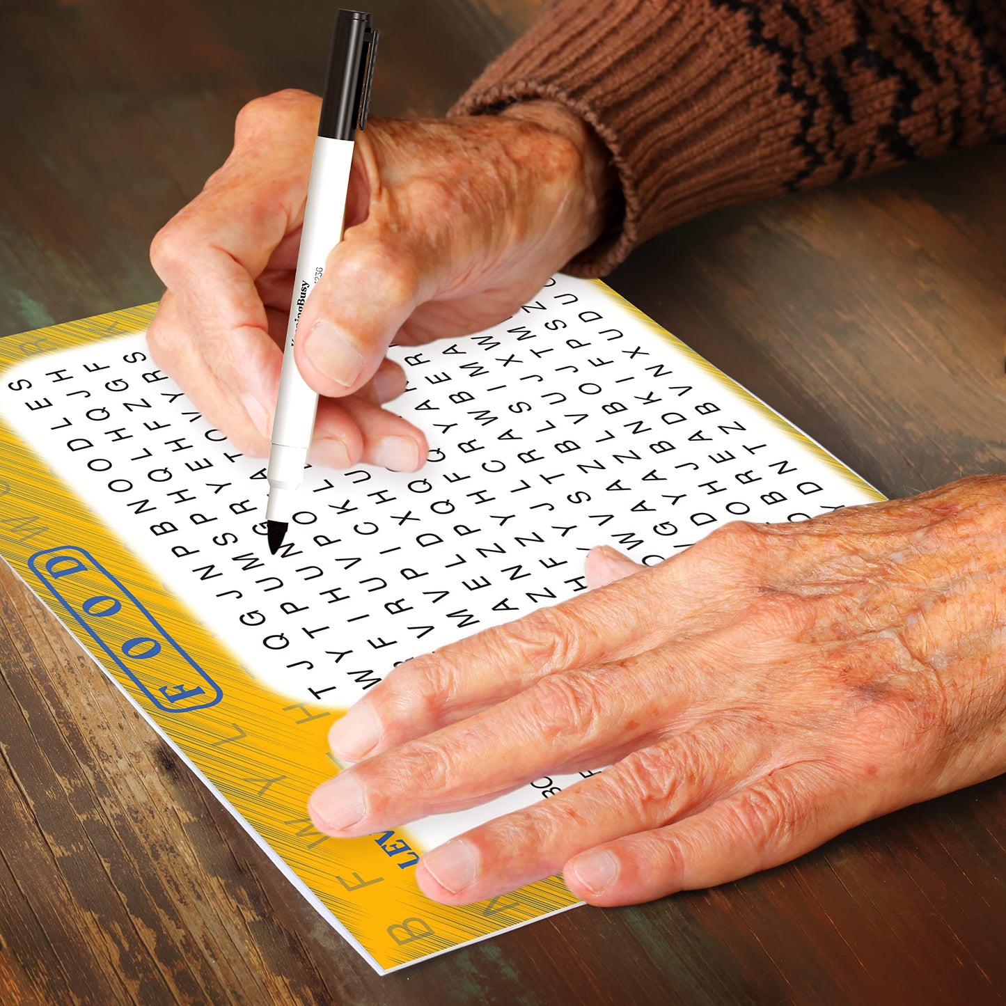 Keeping Busy Word Search 3 Dementia Activities for Seniors | Alzheimer Products for Elderly Patients | Fun Memory Game Toy & Cognitive Brain Puzzle