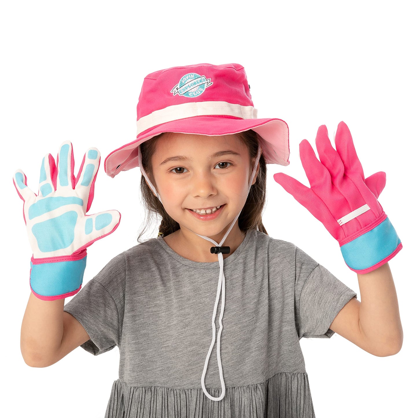 JOYIN 6 PC Kids Gardening Tools, Including Garden Tools Like Gardening Gloves, UV Protection Sun Hat, Shovel, Rake, and Trowel, Kids Backyard Outdoor