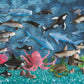 Animal Planet 45-Piece Ocean Animal Toy Set - Sea Life Figures with Sharks, Dolphins, Whales, Octopus, Coral, Rocks & Scenery for Kids Ages 3+